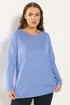 Yours 3 Pack Curve Green & Blue Long Sleeve T-Shirts - Size 34-36 Image 2