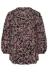 Yours Curve Brown Floral Print Studded Overhead Blouse - Size 22-24 Image 5