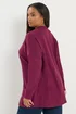 Yours Curve Dark Pink Soft Touch Jumper - Size 14 Image 3