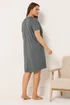 Yours 2 Pack Curve Grey 'Wake Me Up With Coffee' Nightdresses - Size 26-28 Image 4
