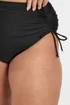 Yours Curve Black Super High Waisted Tie Detail Bikini Briefs - Size 18 Image 5