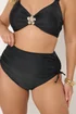 Yours Curve Navy Blue Super High Waisted Tummy Control Bikini Briefs - 14 Image 2