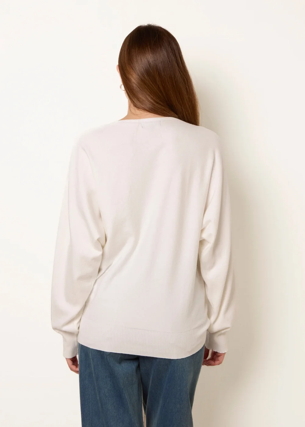 Blue Vanilla Ivory Patterned Jumper - L/XL Image 4