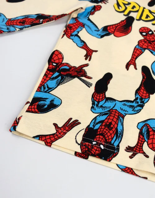 Vanilla Underground Marvel Spider-Man Kids Blue 2 Pyjamas (2-10yrs) - Age 3-4 Years Image 4