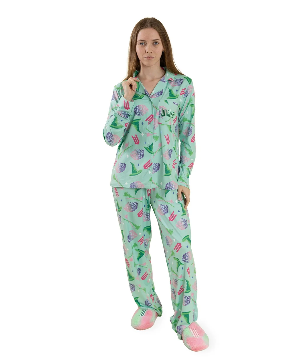 Vanilla Underground Wicked Multicolour Long Pyjama Set - Extra Large Image 1