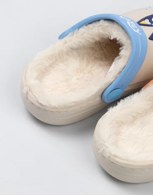 Vanilla Underground Bluey Kids Multicoloured Fur Lined Clogs - Size 9 Infants Footwear Image 2