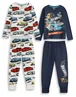 Hot Wheels Kids Long Pyjama Set 2 Pack ( 3-12 Yrs) - Age 5-6 Years Image 1