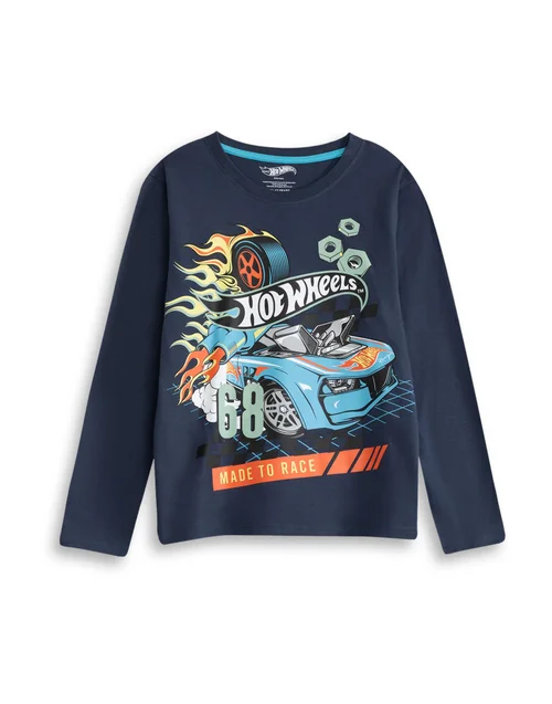 Hot Wheels Kids Long Pyjama Set 2 Pack ( 3-12 Yrs) - Age 5-6 Years Image 4