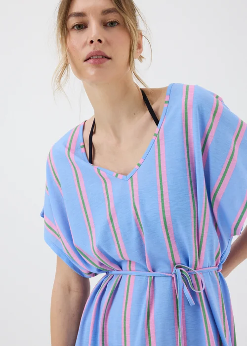 Blue Stripe Kaftan - L Image 2