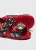Disney Cars Boys Red Lightning McQueen Sandals (Younger 4-12) - Size 4 Infants Image 2