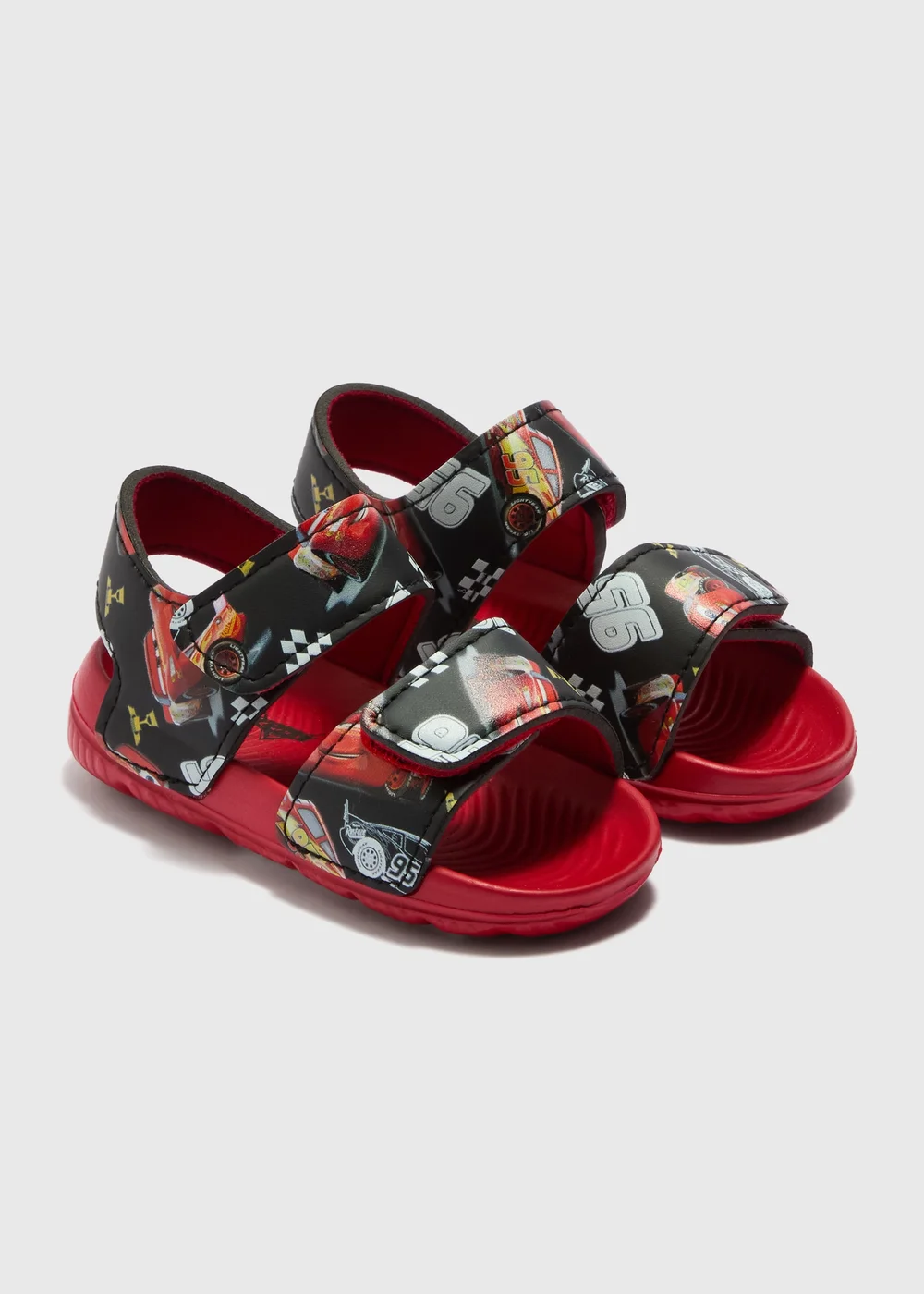 Disney Cars Boys Red Lightning McQueen Sandals (Younger 4-12) - Size 4 Infants Image 1