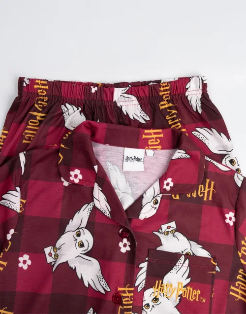 Vanilla Underground Harry Potter Kids Red Pyjamas (5-14yrs) - Age 7-8 Years Image 3