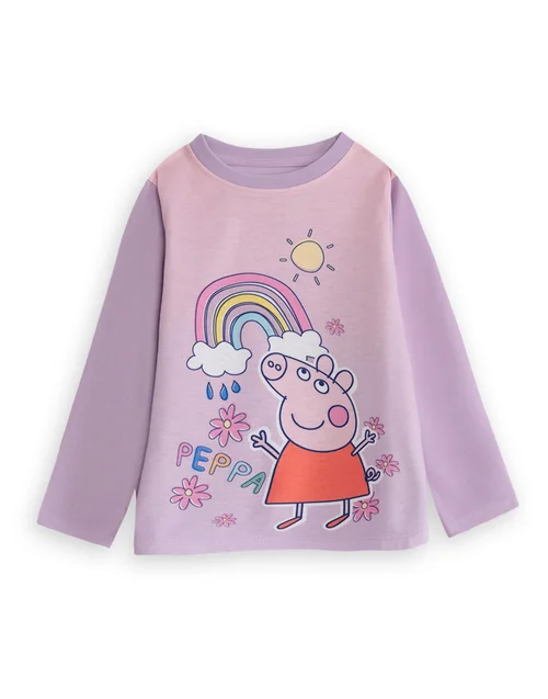 Vanilla Underground Peppa Pig Kids Multicoloured Pyjamas (18mnths-7yrs) - Age 6-7 Years Image 3