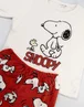Vanilla Underground Snoopy Cream Pyjamas - Extra Large Image 5