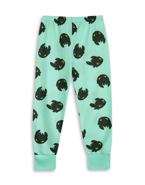 Vanilla Underground How to Train Your Dragon Kids Black Long Pyjama Set (Age 3-12 Yrs) - Age 3-4 Years Image 4