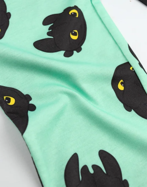 Vanilla Underground How to Train Your Dragon Kids Black Long Pyjama Set (Age 3-12 Yrs) - Age 3-4 Years Image 5