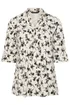 Evans Curve White Floral Premium Pintuck Henley Top - Size 18 Image 5