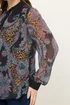 Star By Julien Macdonald Black Paisley Print Shirt - Size 10 Image 5