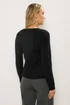 Long Tall Sally Black Button Cardigan - Size 22-24 Image 4