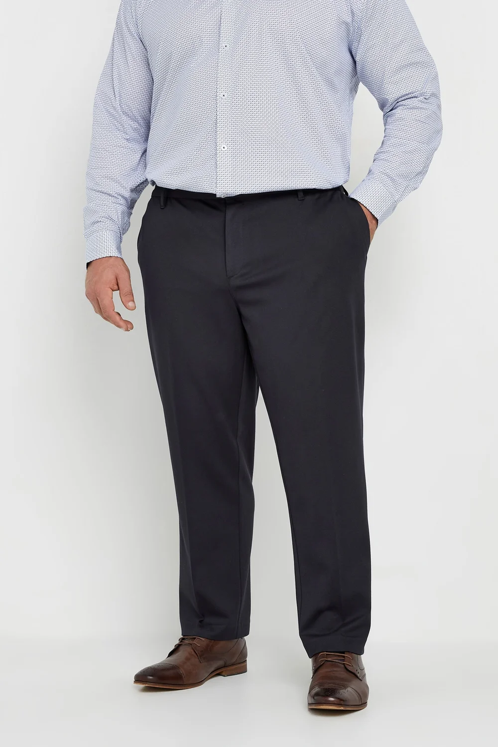 BadRhino Navy Blue Stretch Trousers - 48 waist 30 leg Image 1