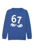 Ada & Ted 67 Hand Boys Royal Blue Graphic Sweatshirt (3-13 Years) - 12-13 yrs Image 1