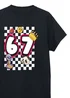 Ada & Ted 67 Checks Boys Black Graphic T-Shirt (3-13 Years) - 5-6 Yrs Image 2
