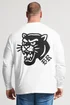 BadRhino White Panther Long Sleeve Graphic T-Shirt - 4XL Image 4