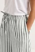 PixieGirl Petite Grey Striped Wide Leg Trousers - Size 18 Image 3
