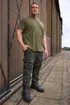 BadRhino Green Camo Print Cargo Trousers - 50 waist 30 leg Image 1