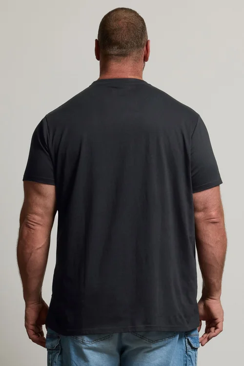 BadRhino Black/Blue/Red/Green/Navy 5 Pack Extra Long T-Shirts - 4XL Image 4