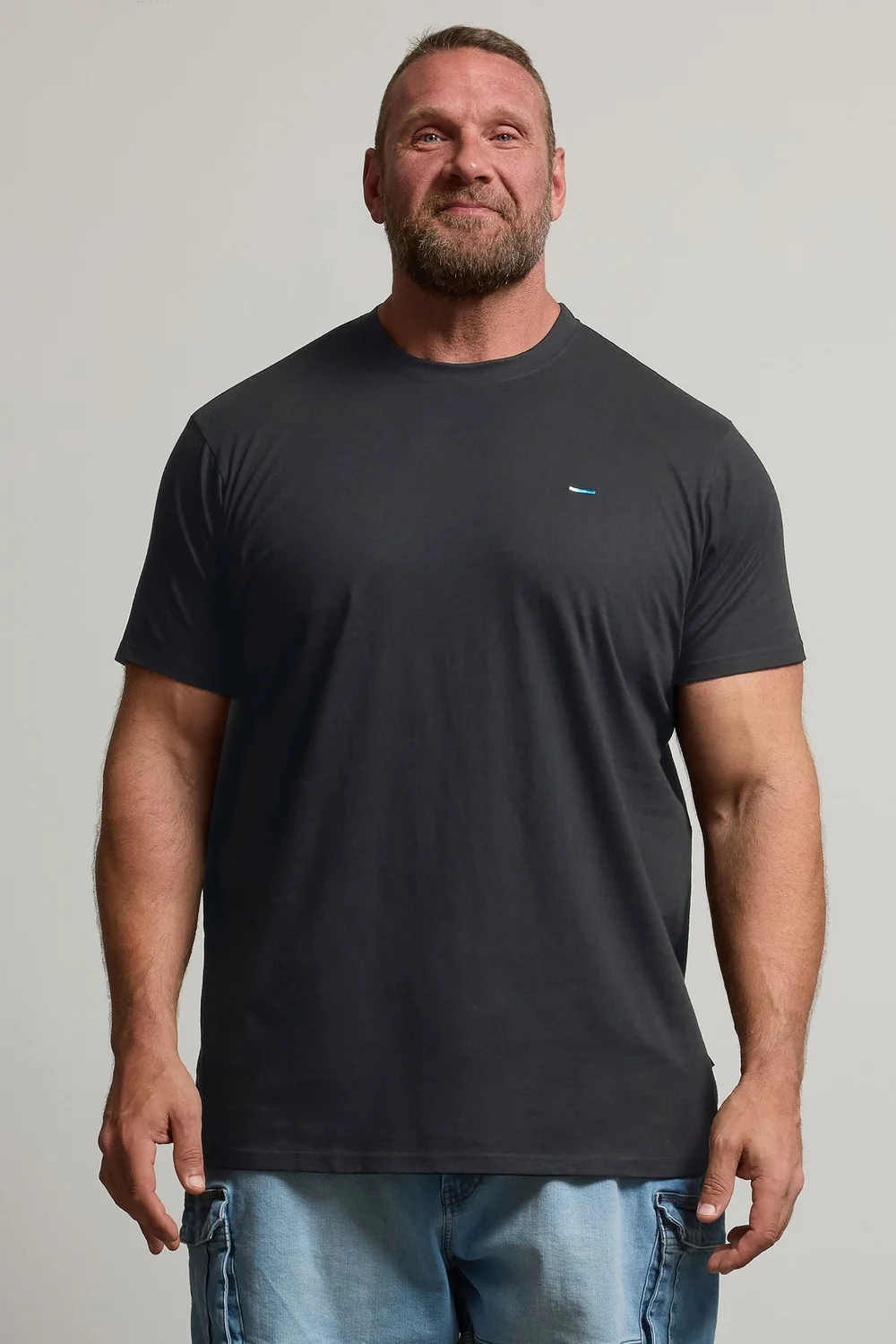 BadRhino Black/Blue/Red/Green/Navy 5 Pack Extra Long T-Shirts - 4XL Image 2