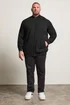 BadRhino Black Knitted Borg Zip Up - 3XL Image 2