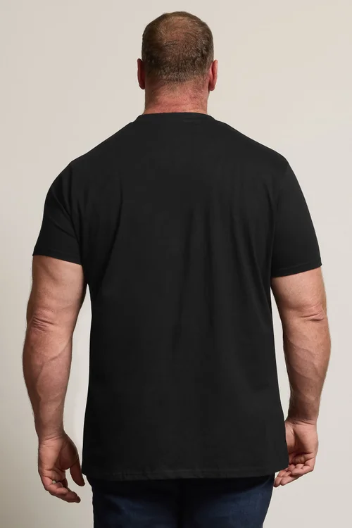 BadRhino Black 5 Pack V-Neck T-Shirts - 2XL Image 4