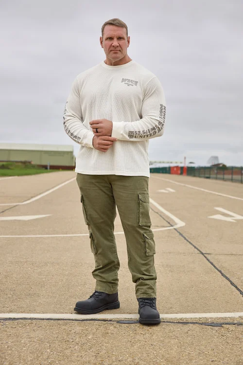 BadRhino Olive Green Cargo Trousers - 54 Waist Image 1