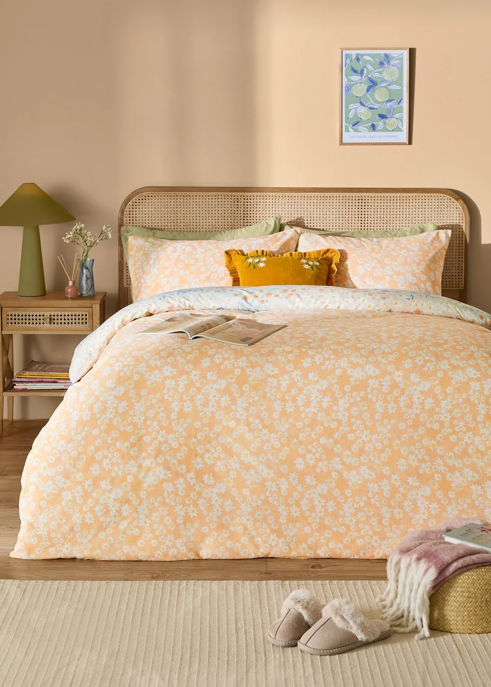 Furn Florin Reversible Multicolour Duvet Cover Set - Single Image 2