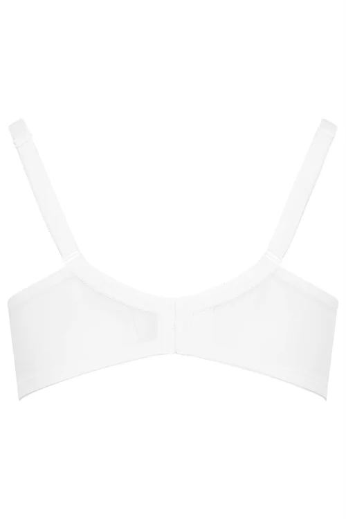 Yours Curve White Smooth Non-Padded Underwired Full Cup Bra - 48H Image 3