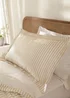 Yard Hebden Melange Stripe Honey Yellow Pillowcase Pair - 50 x 75cm Image 1