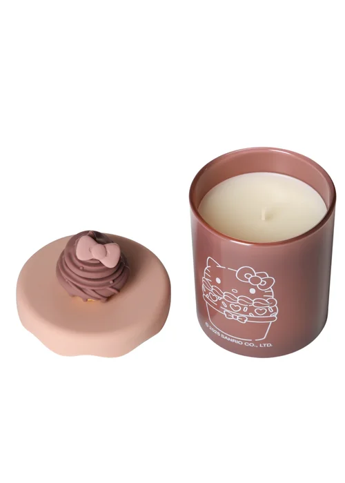 Hello Kitty Chocolate Cream Candle with Silicone Lid & Warm Scent - Medium Image 2