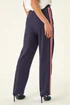 Roman Navy Petite Side Stripe Stretch Trouser - Size 16 Image 3