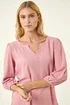 Roman Rose Broderie Detail Tunic Top - Size 14 Image 4