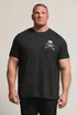 BadRhino Black Skull & Crossbones Graphic T-Shirt - Extra Large Image 2