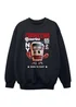 Ada & Ted Brain Rot Cappuccino Boys Black Graphic Sweatshirt (3-13 Years) - 7-8 Yrs Image 1