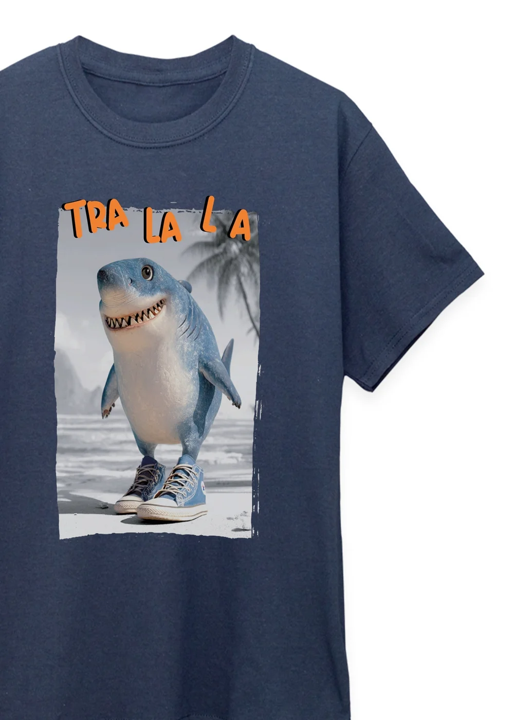 Ada & Ted Brain Rot Tralala Boys Navy Blue Graphic T-Shirt (3-13 Years) - 5-6 Yrs Image 2