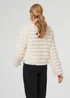 Izabel London Cream Fringed Tassel Texture Relaxed Jacket - 12 Image 2