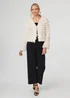 Izabel London Cream Fringed Tassel Texture Relaxed Jacket - 12 Image 4
