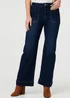 Izabel London Blue Pocket Detail High Waist Wide Jeans - 8 Image 4