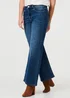 Izabel London Blue High Waist Wide Leg Jeans - 16 Image 3