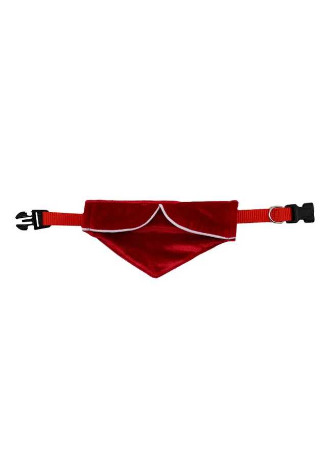 My Christmas Pyjamas Red Velvet Rouge Pet Matching Bandana