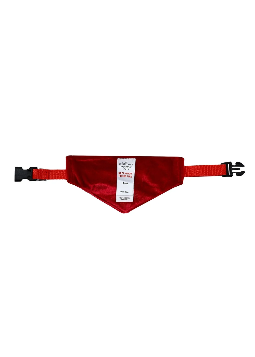 My Christmas Pyjamas Red Velvet Rouge Pet Matching Bandana - XL Image 2