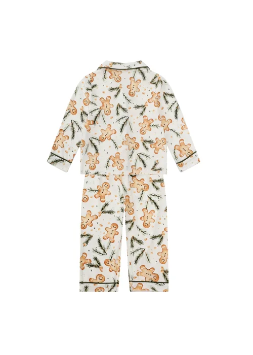 My Christmas Pyjamas White Gumdrop Buttons Children's Two-Piece Long Matching Pyjama Set (18m-14yrs) - Age 5-6 Years Image 2